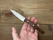 Chicago Cutlery Paring Knife 3.5” Stainless Full Tang Walnut Handle Excellent picture