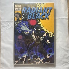 Radiant Black #1, RARE RETRO  variant only 500 MADE IN HAND - SHIPS NOW picture