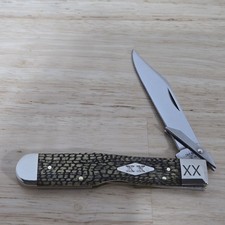 2022 Case XX 6111 1/2L SS Lizard Skin Olive Green Bone Cheetah  NEW/NO BOX picture