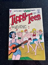 TIPPY TEEN #7 1966-Tower-68 PGS-ARCHIE-BETTY & VERONICA-VG-Gary Lewis & Playboys picture