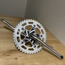 1983 Chrome SUGINO CrMo 180 Stamped Crankset Sakae SR Old School BMX Redline GT picture