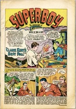 Superboy #47-1956 coverless Superboy Meets Superman picture
