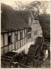 Vintage Hesselagergaard Denmark Watermill Original Photo Danish Inscription picture