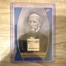 Topps 2008 Presidential Relics Cornelius Vanderbilt Relic Insert Card SR-CV picture