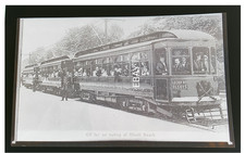 C 1906 International Railway #4016 Olcott Beach NY Trolley 4.75x8 Copy Negative picture