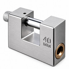 40mm Heavy Duty Stainless Steel Padlock Anti-Theft Security Lock Garage picture