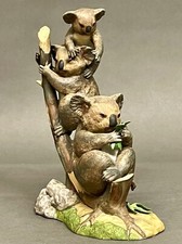 Marvelous Lenox Wildlife 7 Continents Australia Koala Family Porcelain Figurine picture