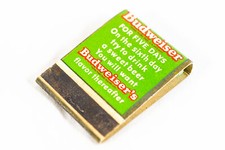 1930s Budweiser King Of Beers NEAR MINT UNUSED Matchbook Advertisement picture