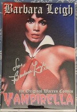 BARBARA LEIGH THE ORIGINAL WARREN VAMPIRELLA  SIGNED  BY BARBARA LEIGH picture