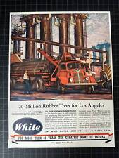 Vintage 1940s White Trucks Print Ad picture