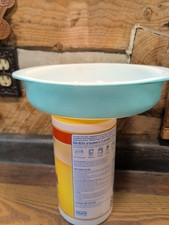 HTF - Vintage PYREX 221 - TURQUOISE Round Cake Pan 8 1/4