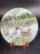 1986 Knowles THE PINTAIL DUCK Porcelain Bart Jerner Collector Plate #1 - EUC picture