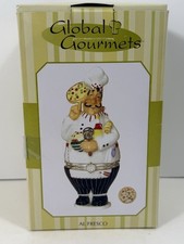 Global Gourmets Chefs Trinket Box Al Fresco Cooking Club of America Collectible picture