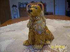 Royal Heager Vintage Porcelain Ceramic Large Golden Cocker Spaniel Dog Figurine picture