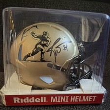 Earl Campbell &Ricky Williams dual autographed RIDDELL Heisman MINI HELMET w/COA picture