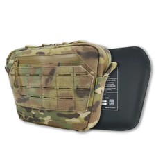 Ukrainian Tactical Groin Protection Pouch XL Multicam  Level 1 Ballistic UHMWPE picture