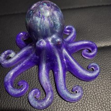 Handmade Resin Octopus Figurine 4 inch collectible gift picture