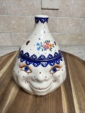Garlic Keeper Jar Freckle Face Polish Pottery Zakłady Ceramiczne Bolesławiec picture