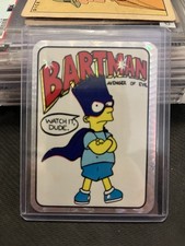 1990 Refractor Bartman Simpsons Kodak Sticker More Rare Than Topps Rc Rookie  picture