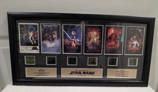 Filmcells Star Wars through the Ages Episodes 1-6 Framed Wall Art with 35Mm Film picture