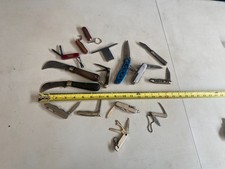 vintage pocket knife lot 16 knives Hayward Klein Western Dresser and more picture