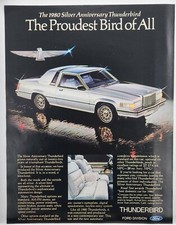 1980 Ford Thunderbird Silver Anniversary 25 Years Original Print Ad picture
