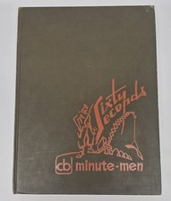 WWII US Navy Seabees 62nd NCB Cruise Book Sixty Seconds 1942-1945 Yearbook Rare picture