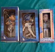 LA Dodgers MLB Bobblehead Lot of 3 Buehler Muncy Seager 99 Cents 2019 picture