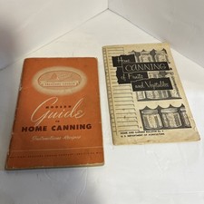 VTG 1940’s & 50’s National Pressure Cooker Guide To Canning + USDA Home Canning picture