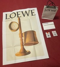 2 Loewe Sample Perfumes Solo & Aqua + Poster and Bag Authentic  picture