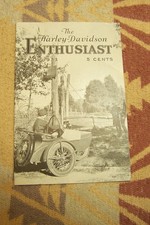 VERYVERY NICE 1933 HARLEY DAVIDSON ENTHUSIAST MAGAZINE PUBLICATION SANTA BARBARA picture