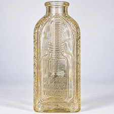 Vintage Dr. Ellis Waveset Bottle Special Quick Dry Waving Fluid Embossed Glass U picture