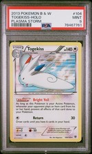 2013 Pokemon BW Plasma Storm Togekiss Holo #104 PSA 9 MINT picture