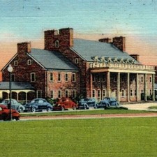 Vintage 1941 Postcard Aberdeen Maryland Officer's Club Proving Grounds-A2-189 picture