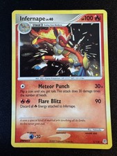 Pokémon TCG Infernape 5/130 Diamond & Pearl Holo Rare 2007 MP picture