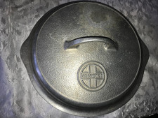 RARE Vintage GRISWOLD No 7 Cast ALUMINUM Skillet BASTING Rings LID Cover A207C picture