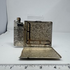 Vintage Elgin American Art Deco Combination Case Lighter Lite-O-Matic 40’s PARTS picture