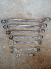 Vintage DUNLAP USA SAE FORGED BOX END OFFSET WRENCHES Miscellaneous  picture