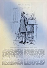 1883 Poet Frederick Locker illustrated picture