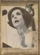 1969 Washington Dc Rita Hauser White House Press Conference Wire Photo 8X10 picture
