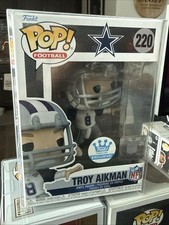 Funko Pop Football Troy Aikman #220 Cowboys NEW w/ Protector picture