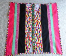 Andean Q'ero Mastana -Peruvian Aguayo Manta - Hand-Woven Mountain Textile picture