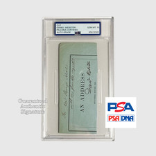 DANIEL WEBSTER Signed Autograph – PSA/DNA GEM MT 10 – Slabbed Signature picture