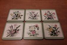 Pimpernel Floral Cork Back Coasters Made in England picture