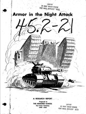 76 Page Armor In The Night Attack 4th & 10th Armored Division Study on Data CD picture