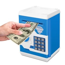 Mini cajero automático, alcancía, dinero en efectivo, monedas, banco para niños picture
