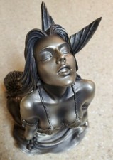 MERMAID HOOD ORNAMENT RARE ideal For Rat Rod Big Goddess  picture