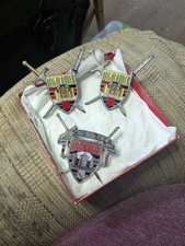 Vintage Highlander Pins Lot of 3 Excellent Condition picture