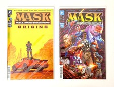 M.A.S.K. Origins #1 Foil + M.A.S.K. #1 Cover B Bundle Energon Universe NM picture