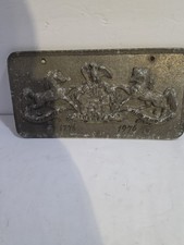 1976 USA Bicentennial BOOSTER  License Plate Tag HEAVY CAST ALUMINUM picture